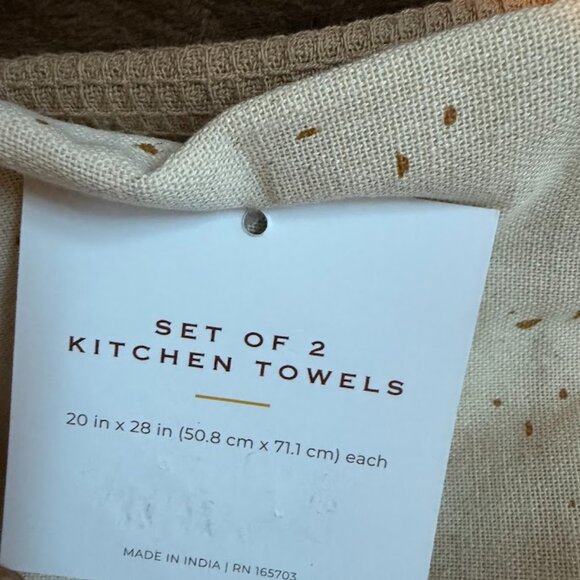 Thistle + Thyme Organic Cotton Dish Towels, Set of 2 - Picture 7 of 7